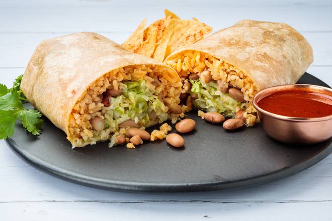 Order Vegetarian Burrito food online from Que Ricos Management store, Los Angeles on bringmethat.com