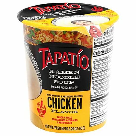 Order Tapatio Ramen Noodle Soup - Chicken food online from IV Deli Mart store, Goleta on bringmethat.com