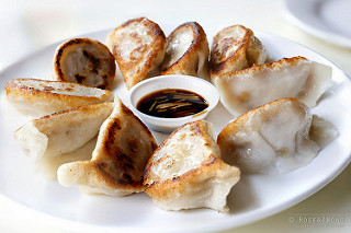 Order Fried Chicken Dumplings (6) food online from Fortune Kitchen store, Aurora on bringmethat.com