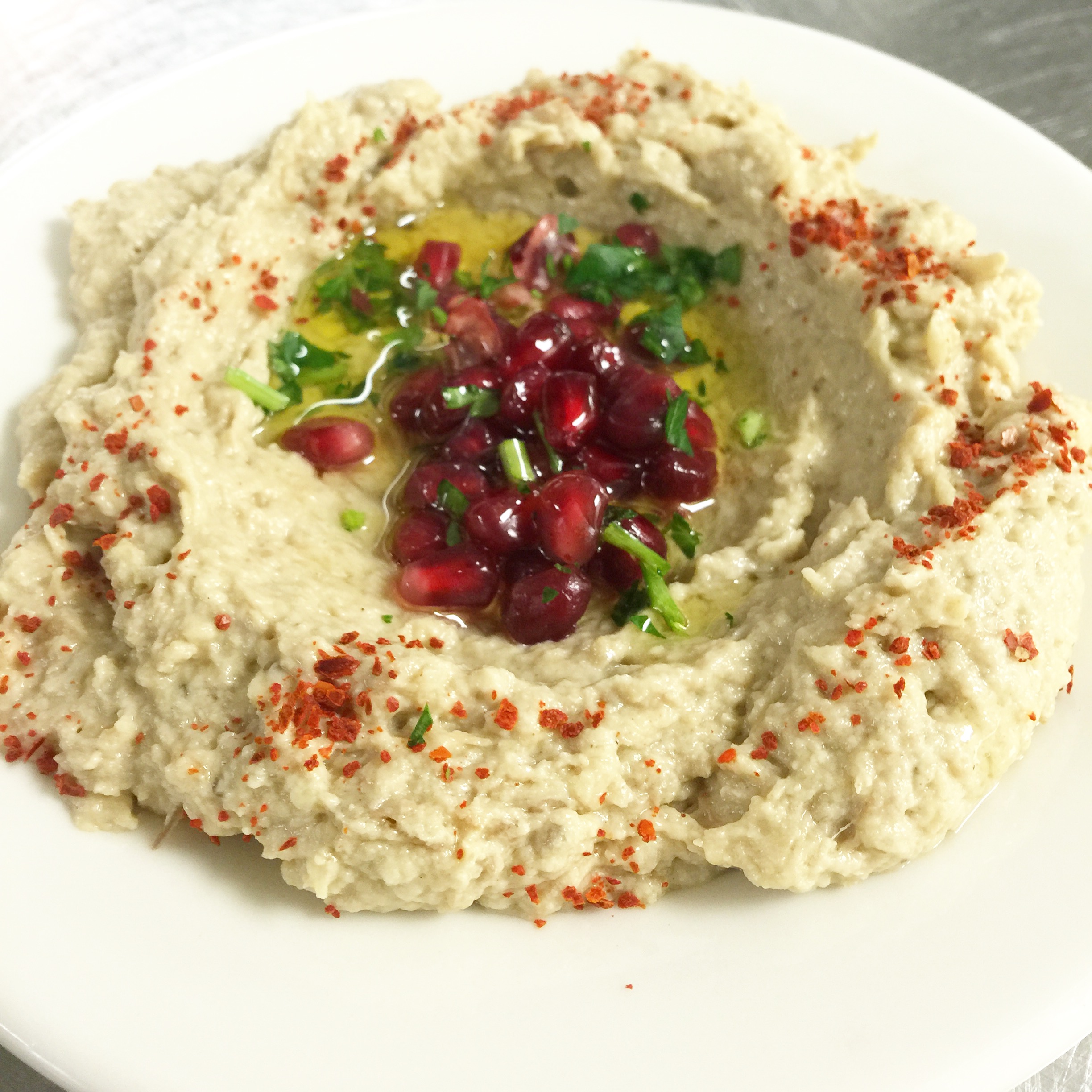 Order Baba Ghanoush food online from 10e Restaurant store, Los Angeles on bringmethat.com