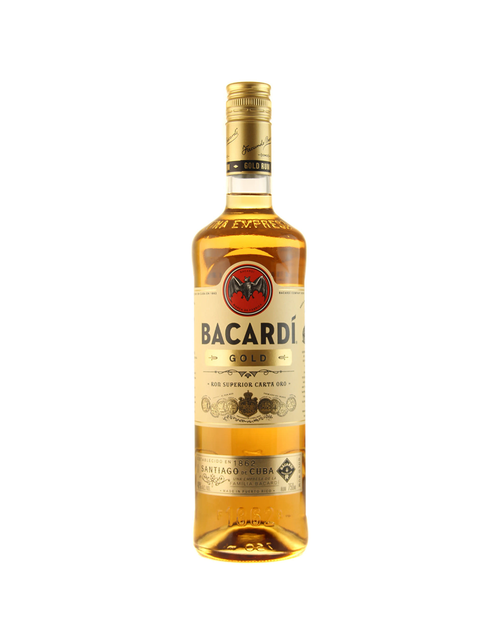 Order Bacardi Gold Rum 750 ml. food online from Mirage Wine & Liquor store, Palm Springs on bringmethat.com