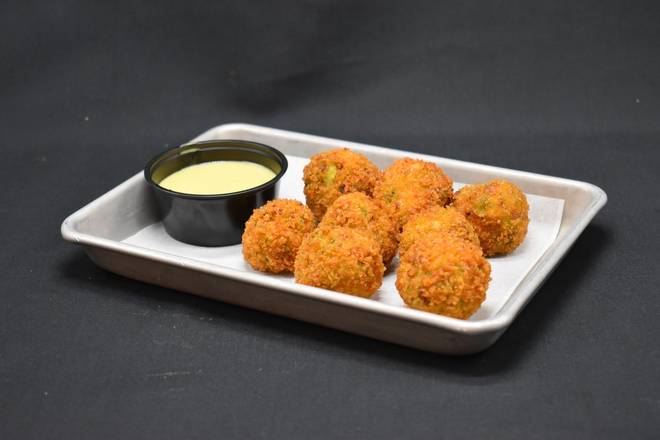 Order Broccoli Fritters food online from Aspen Tap House store, Champaign on bringmethat.com