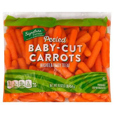 Order Signature Farms · Baby-Cut Peeled Carrots (16 oz) food online from Albertsons Express store, Watauga on bringmethat.com