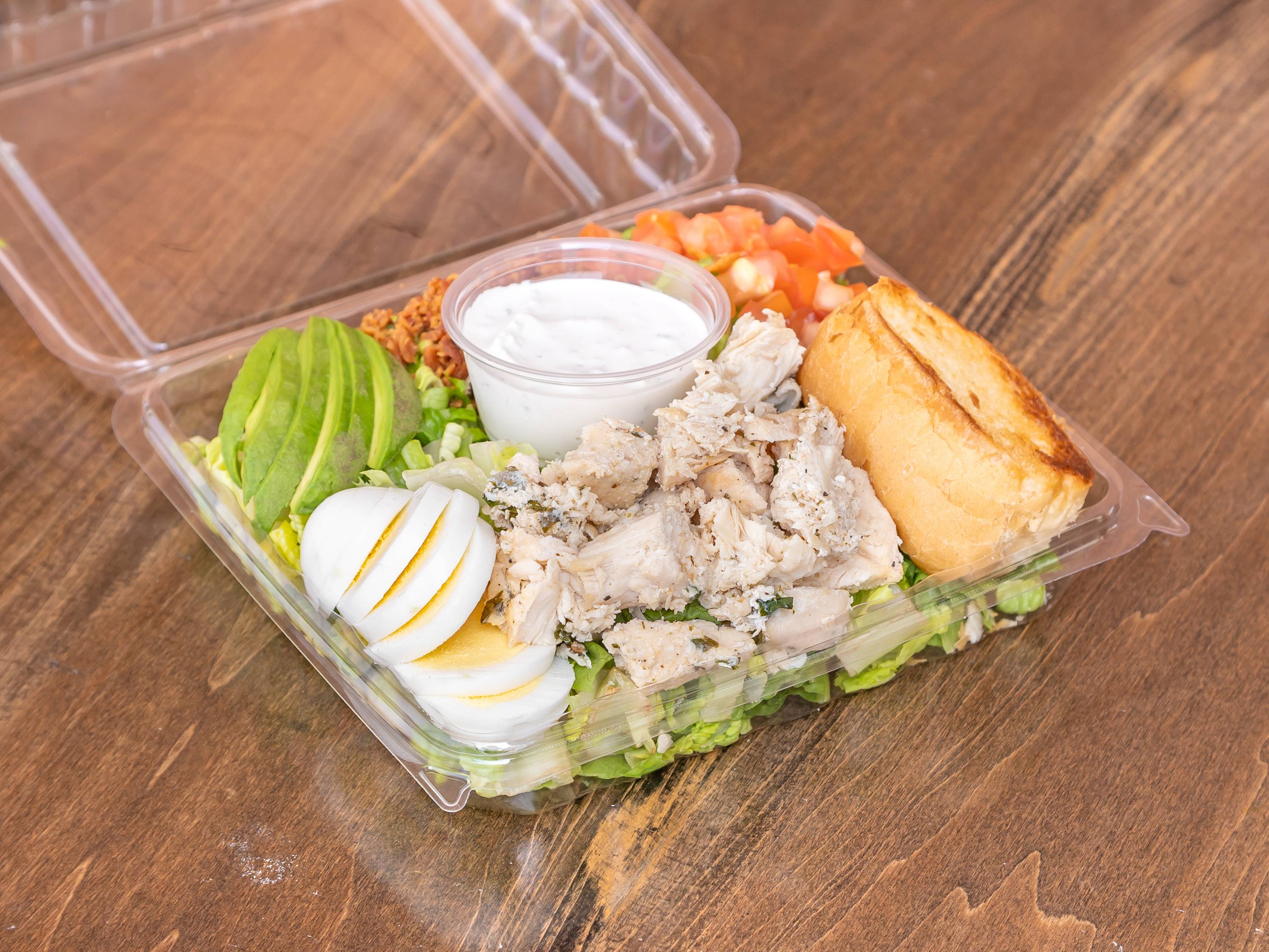 Order Deli Cobb Salad  food online from Riera Place store, Redondo Beach on bringmethat.com