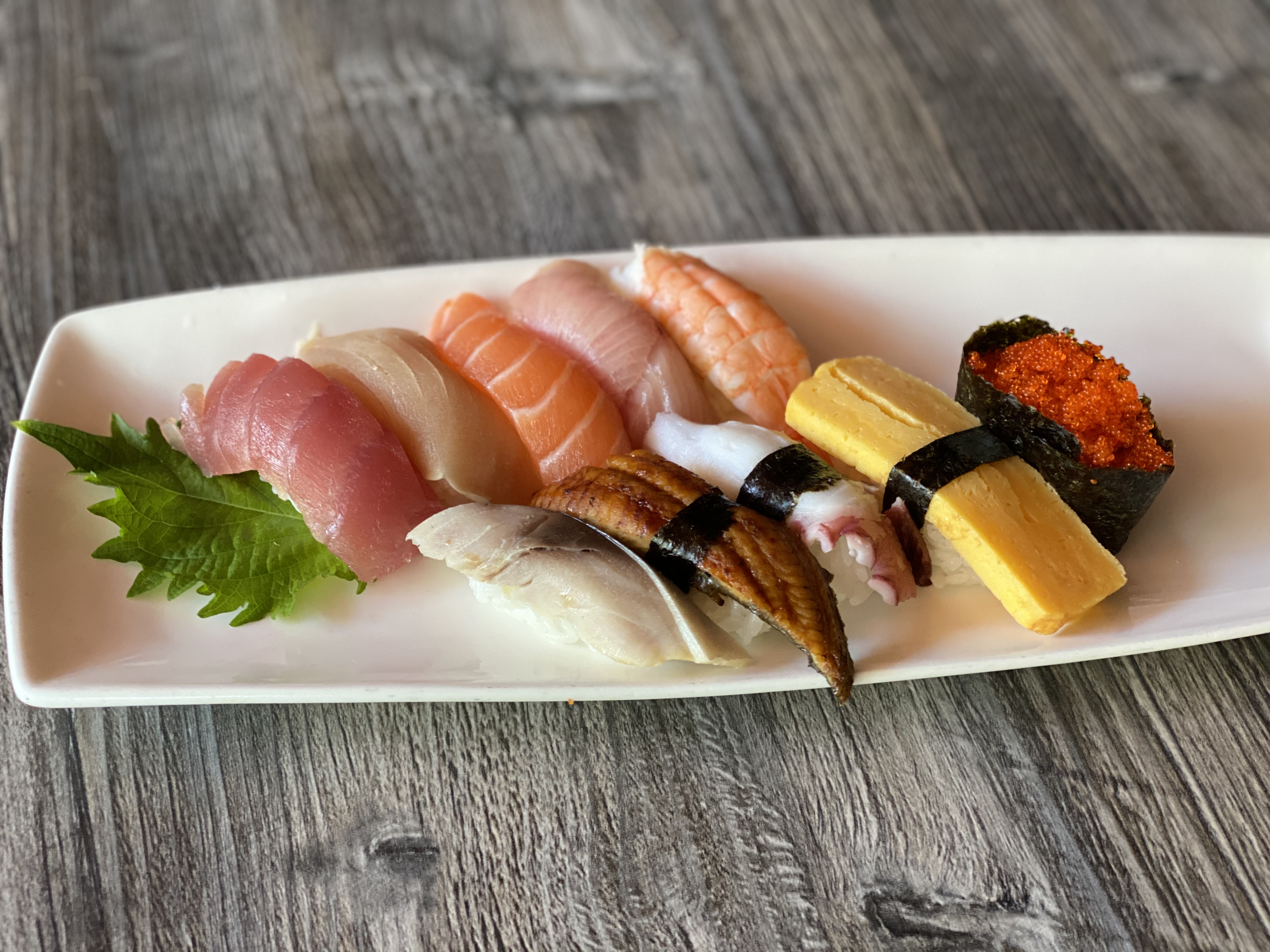 Order Nigiri Combo Deluxe  food online from Sushi Confidential store, Campbell on bringmethat.com