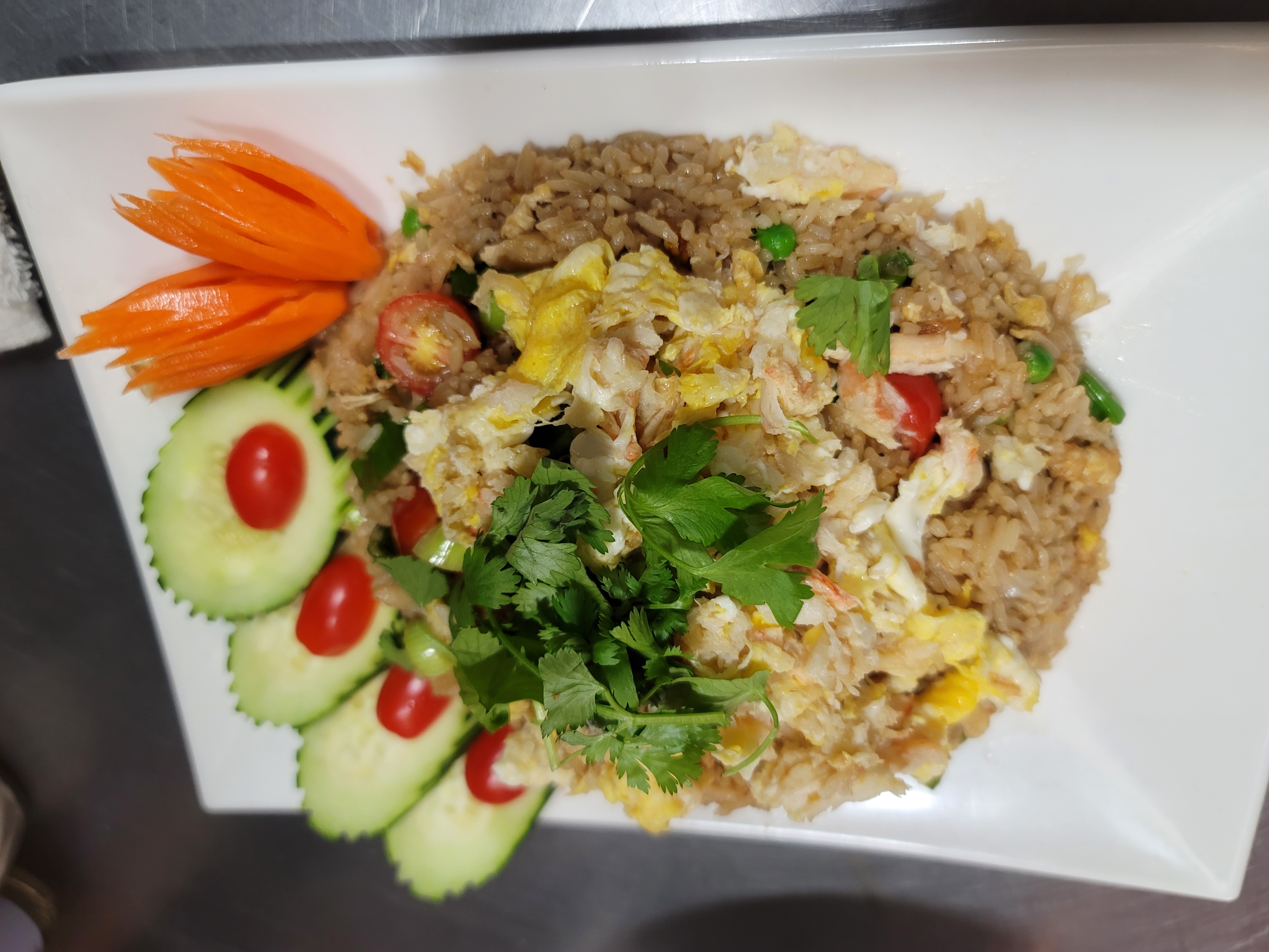 Order Crab Fried Rice food online from Thai Sky Kitchen store, Portland on bringmethat.com