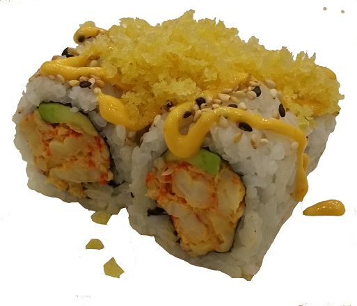 Order Crunchy Crawfish Roll ( 4 pc ) food online from Oishii Sushi store, Springfield on bringmethat.com