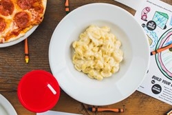 Order Kids Mac & Cheese food online from Bitcoin Pizza store, Santa Barbara on bringmethat.com