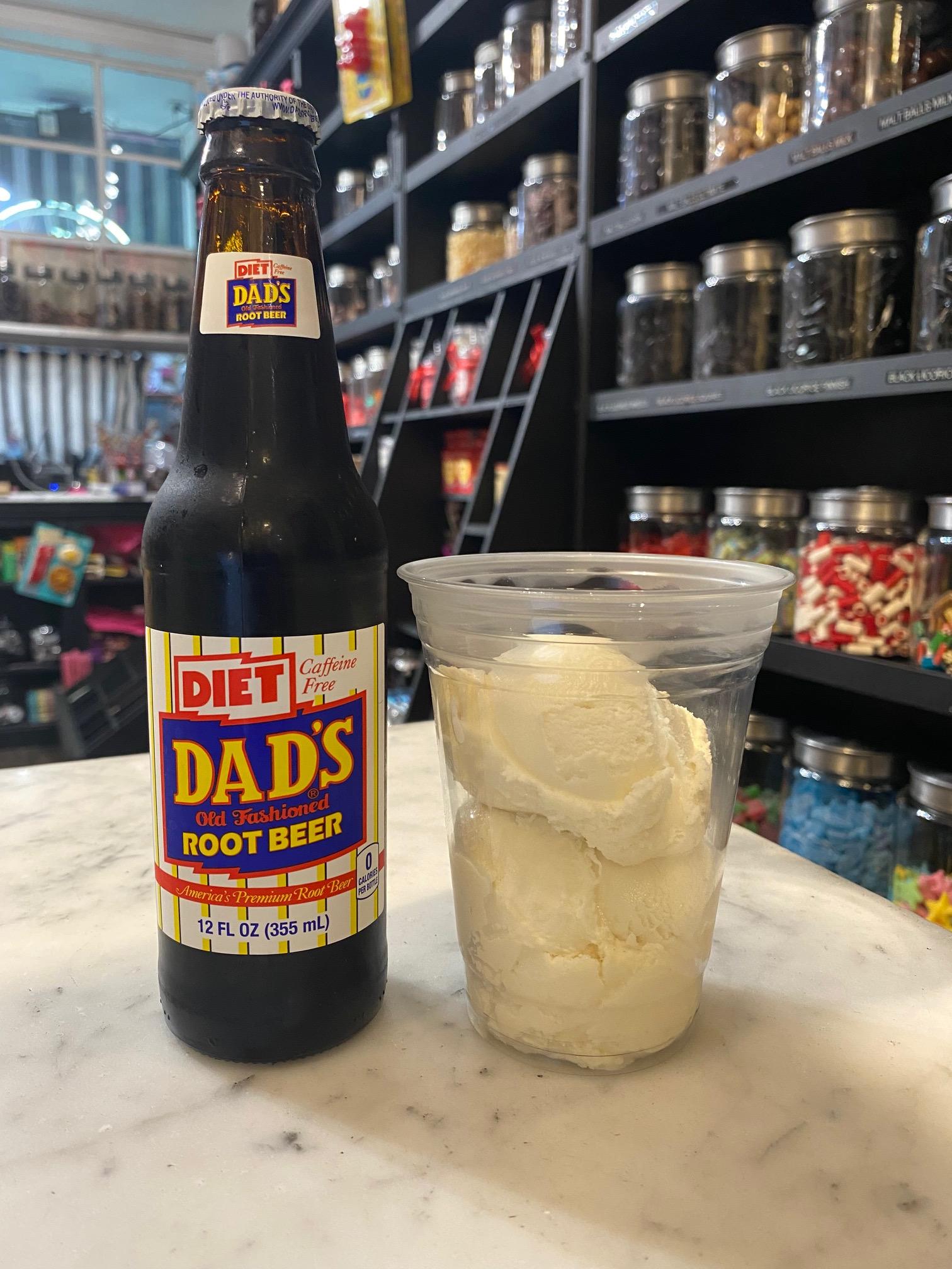 Order Diet Root Beer Float food online from The Sweet Shop Nyc store, New York on bringmethat.com