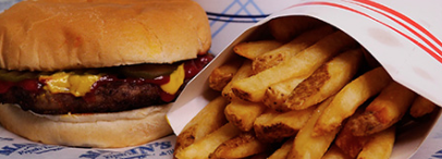 Order ¼ LB Hamburger Combo food online from Martin Restaurant store, Rockmart on bringmethat.com