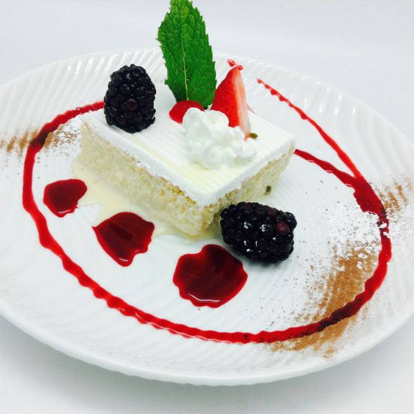 Order Tres Leches Cake food online from Guadalupe Restaurant store, New York on bringmethat.com
