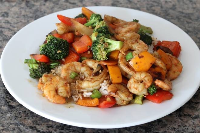 Order Shrimp with Vegetable food online from East China store, Aurora on bringmethat.com