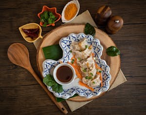 Order Dumpling food online from Morningside Thai Restaurant store, Houston on bringmethat.com