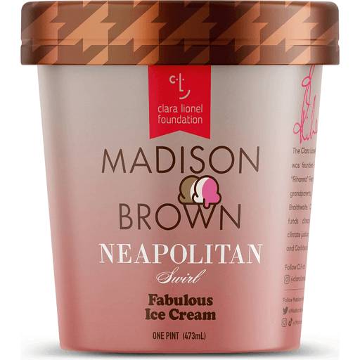 Order Madison Brown Neapolitan Ice Cream (Limited Edition) 16oz (16 OZ) 144991 food online from BevMo! store, Greenbrae on bringmethat.com