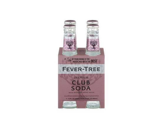 Order Fever-Tree Club Soda (4 pk) food online from Ranch Market Too store, Yountville on bringmethat.com