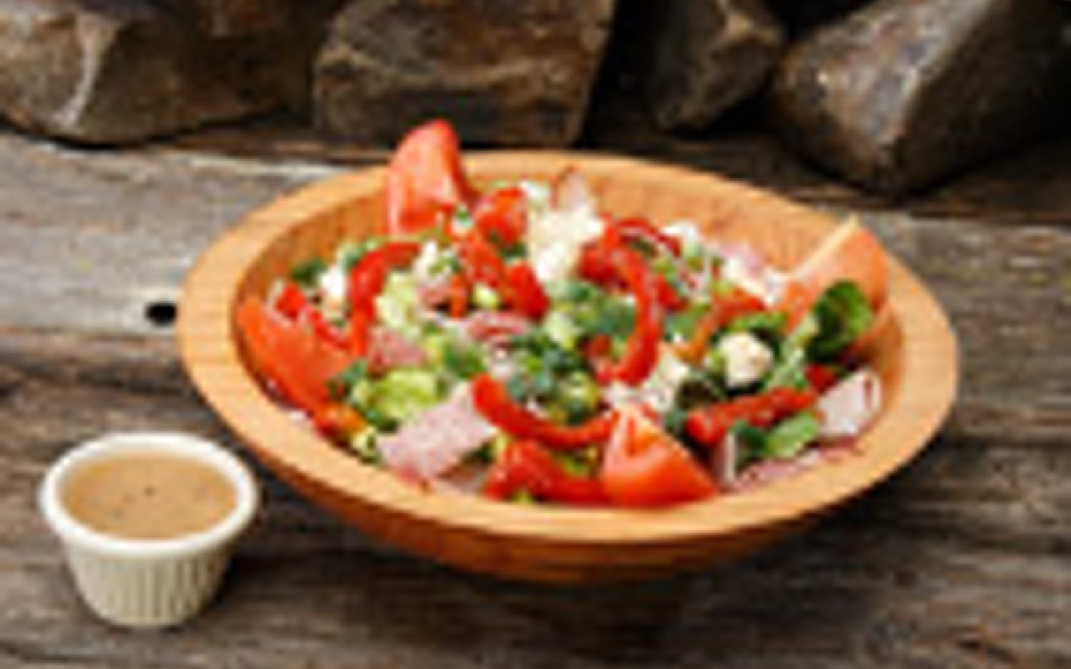 Order Chefz Gravity Grab Salad food online from Extreme Pizza store, Alamo on bringmethat.com