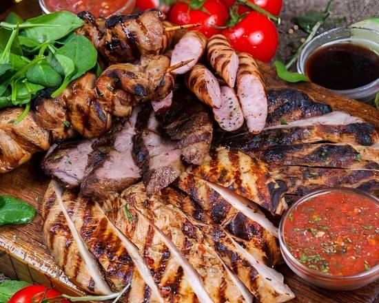 Order Chef's Assorted Mixed Grill food online from Great Mediterranean store, Secaucus on bringmethat.com