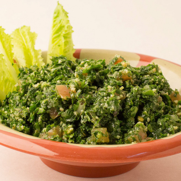 Order H17. Tabouli Salad food online from Zamani Grill store, Conroe on bringmethat.com