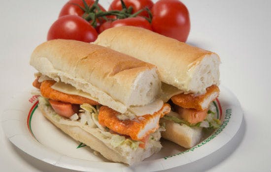 Order Chicken Fingers Sub - Small 8" food online from John's Pizza & Subs store, Getzville on bringmethat.com