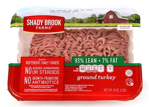 Order Shady Brook Ground Turkey (16 oz) food online from Ctown Supermarkets store, Uniondale on bringmethat.com