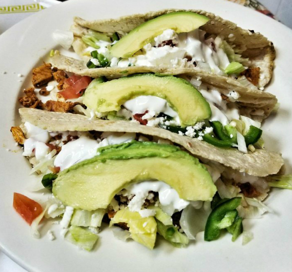 Order Americanos Quesadilla food online from Maddy's Mexican Grill store, Parsippany-Troy Hills on bringmethat.com