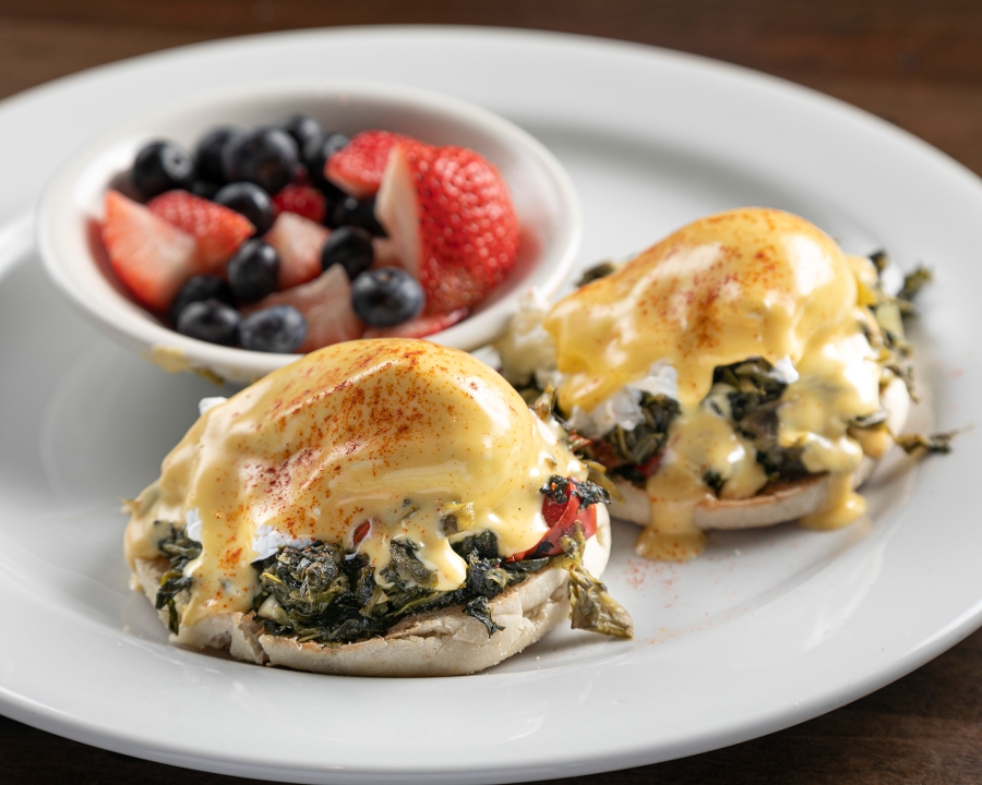 Order Florentine Benedict food online from Busboys and Poets store, Washington on bringmethat.com