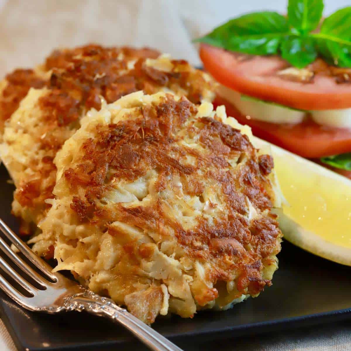 Order XL Crab Full Crab Cake (2 Cakes Air Fryed)  food online from Pj Buckets store, Ventnor City on bringmethat.com