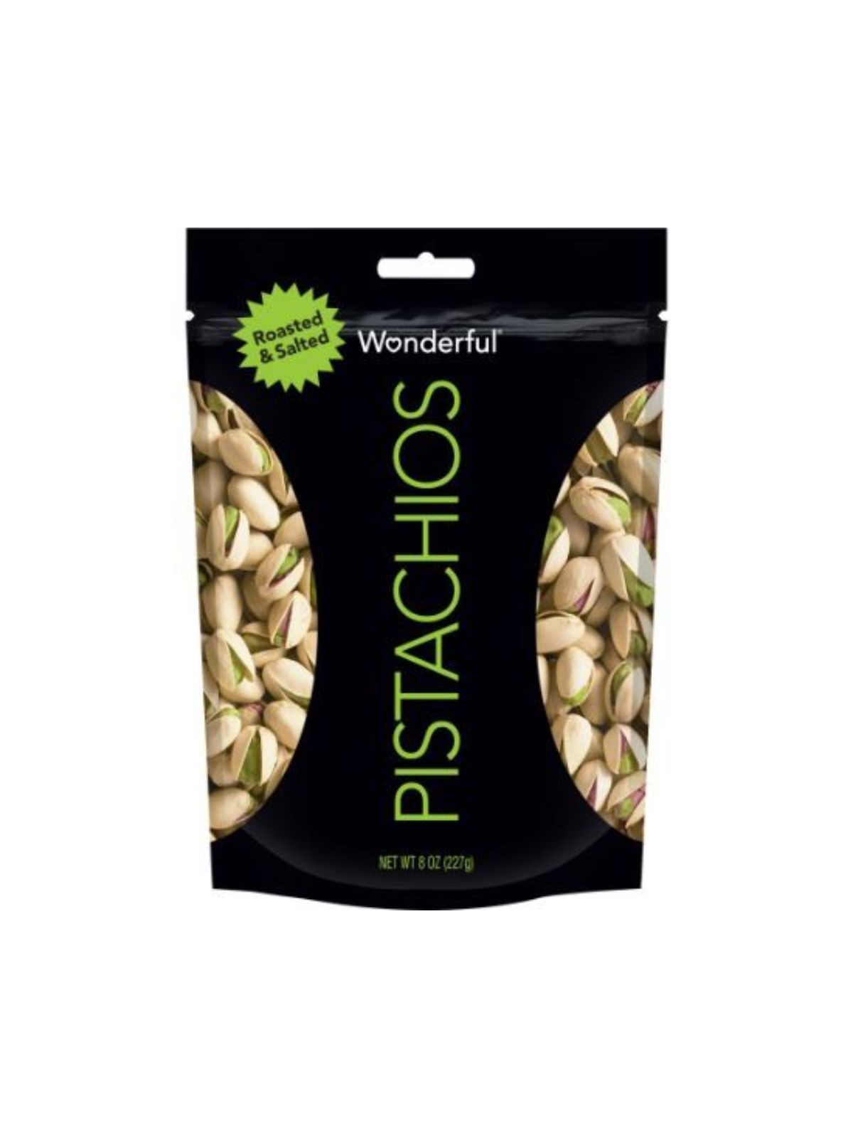 Order Wonderful Pistachios Roasted and Salted (8 oz) food online from Light Speed Market store, Los Angeles on bringmethat.com