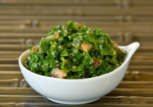 Order Small Tabbouli Salad food online from Woody's Oasis store, East Lansing on bringmethat.com