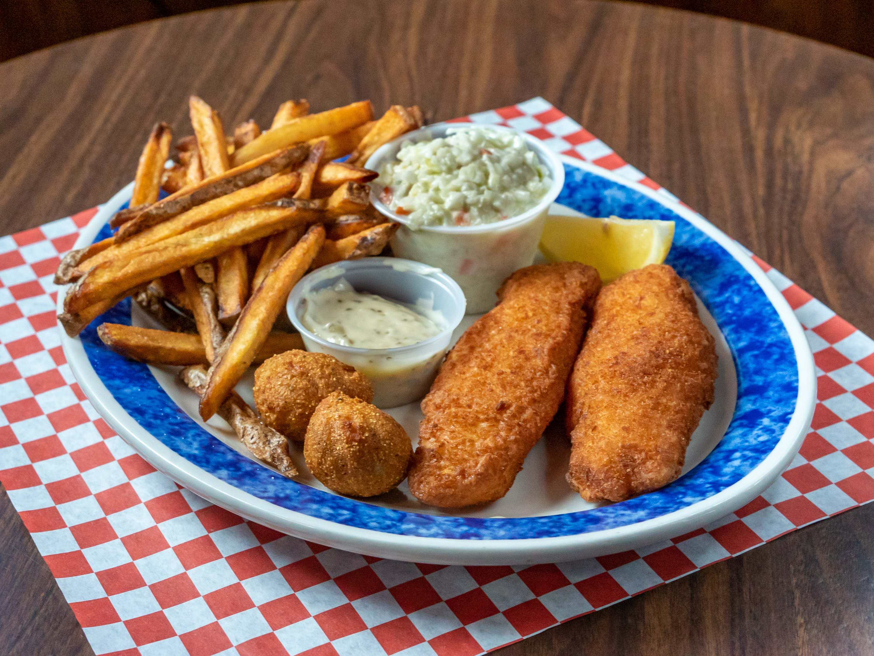Order Fish Dinner food online from Timko Tavern store, Bedford on bringmethat.com