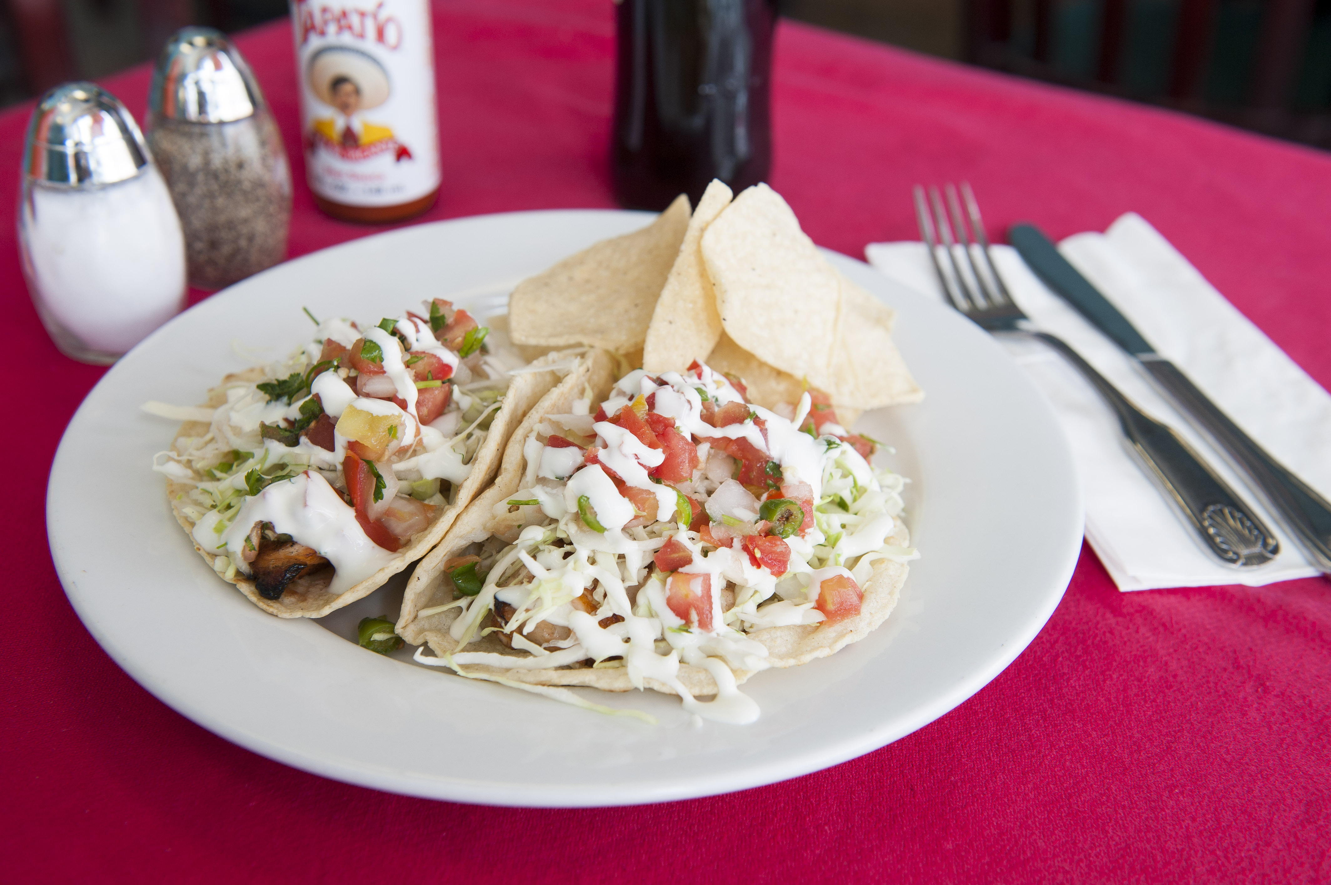 Order Grilled Salmon Taco food online from RJM Mexican Grill store, Sun Valley on bringmethat.com