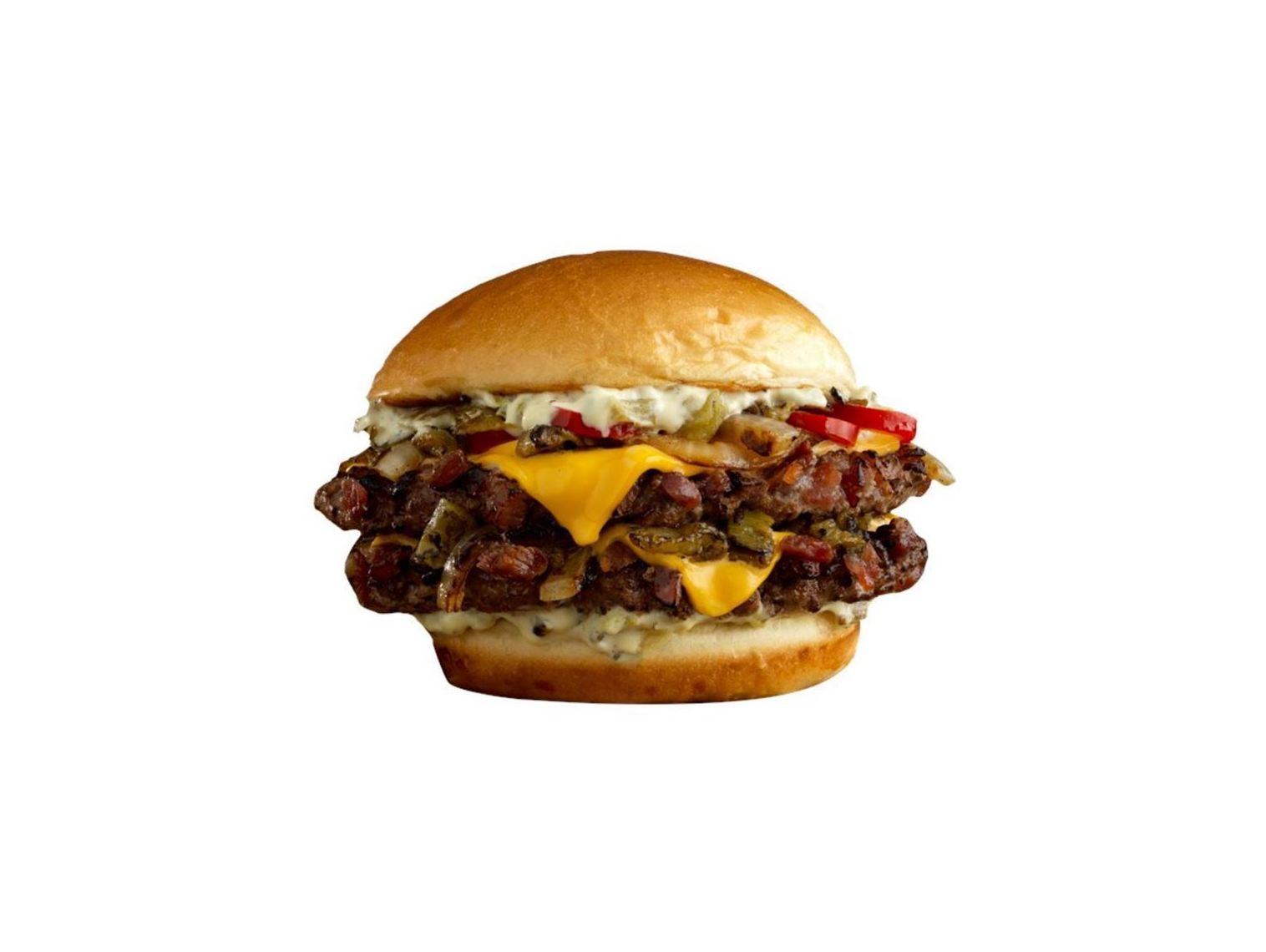Order Bacon Smashed Hatch Chile Burger food online from Wild Burger store, San Ramon on bringmethat.com