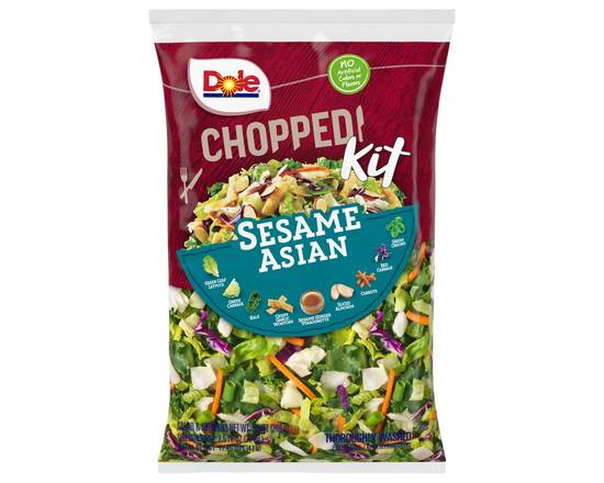 Order Dole · Sesame Asian Chopped Salad Kit (12.25 oz) food online from Shaw's store, Newburyport on bringmethat.com