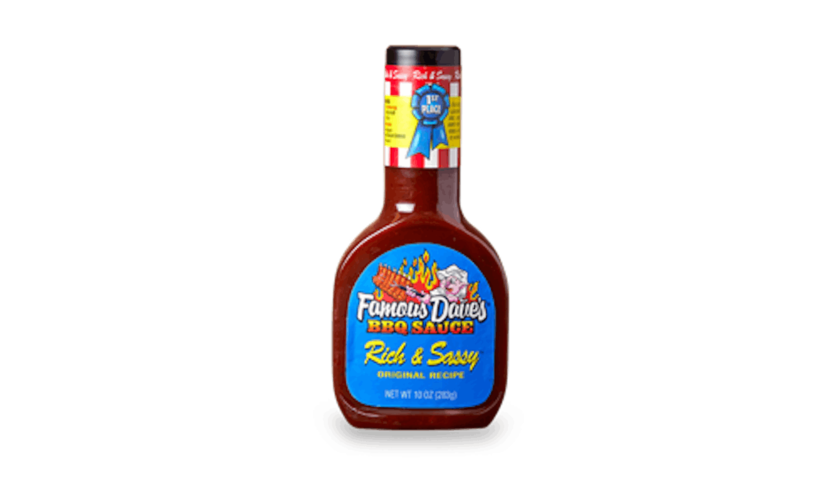 Order Award-Winning Bottled BBQ Sauces food online from Famous Dave's store, North Olmsted on bringmethat.com