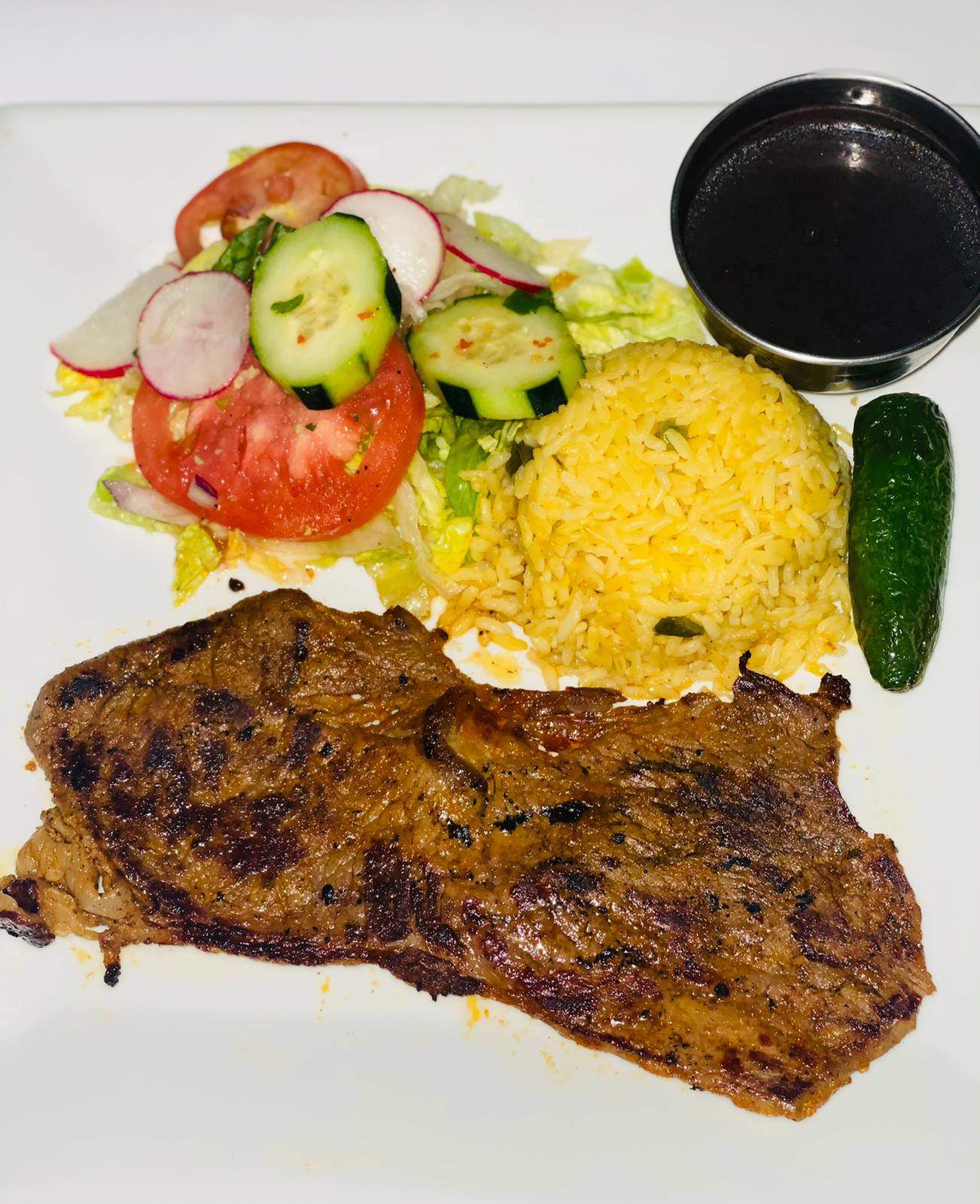 Order Carne Asada food online from El Chapin Restaurant store, Trenton on bringmethat.com