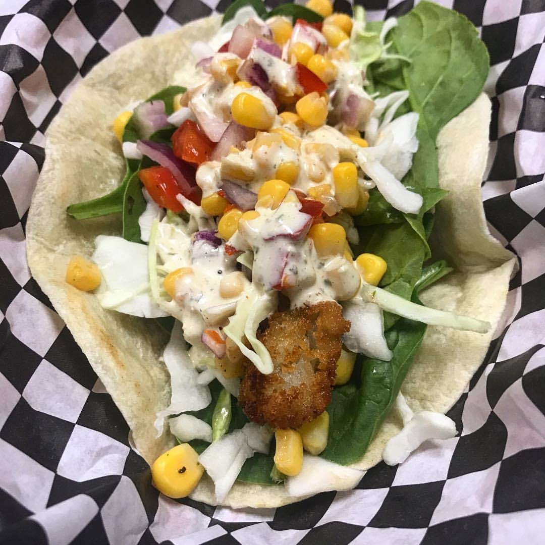 Order World's Best Fish Taco - 1 Piece food online from Spedelli's store, Salt Lake City on bringmethat.com