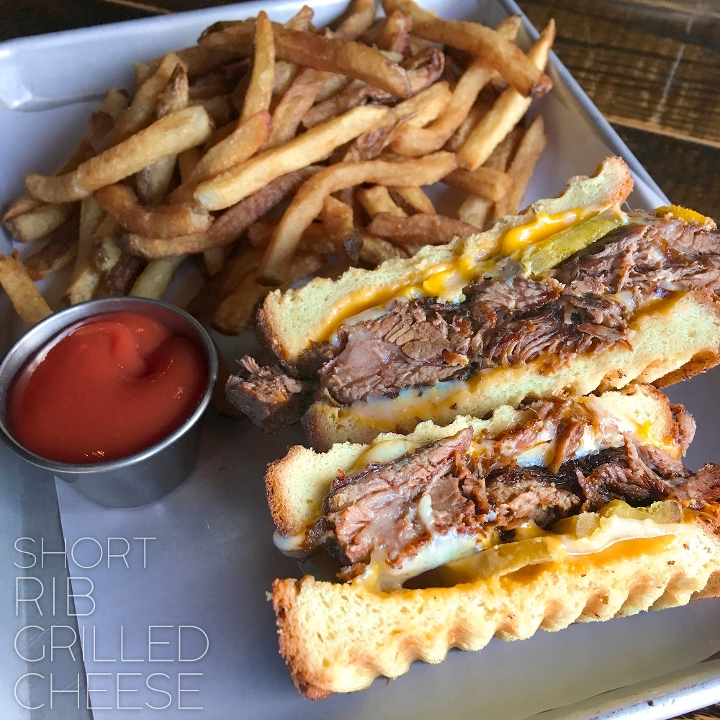 Order Short Rib Grilled Cheese food online from Speakeasy store, Long Beach on bringmethat.com
