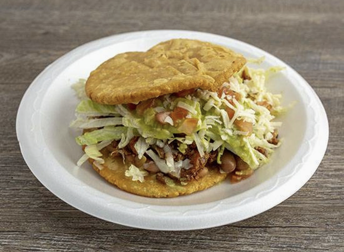 Order GORDITA food online from Tacos Los Toritos store, Las Vegas on bringmethat.com