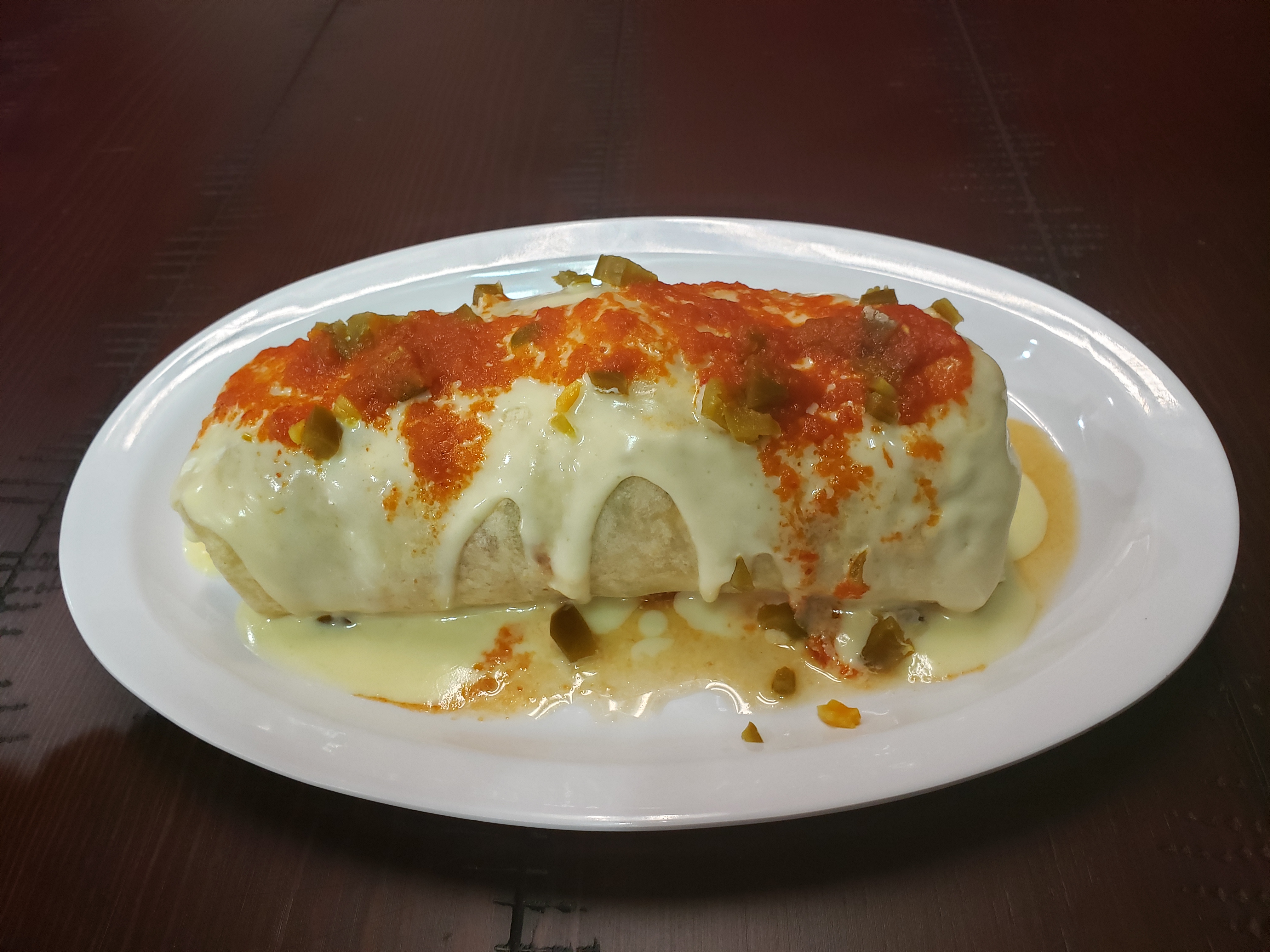 Order Spicy Burrito food online from Pabellon store, Pittsburgh on bringmethat.com
