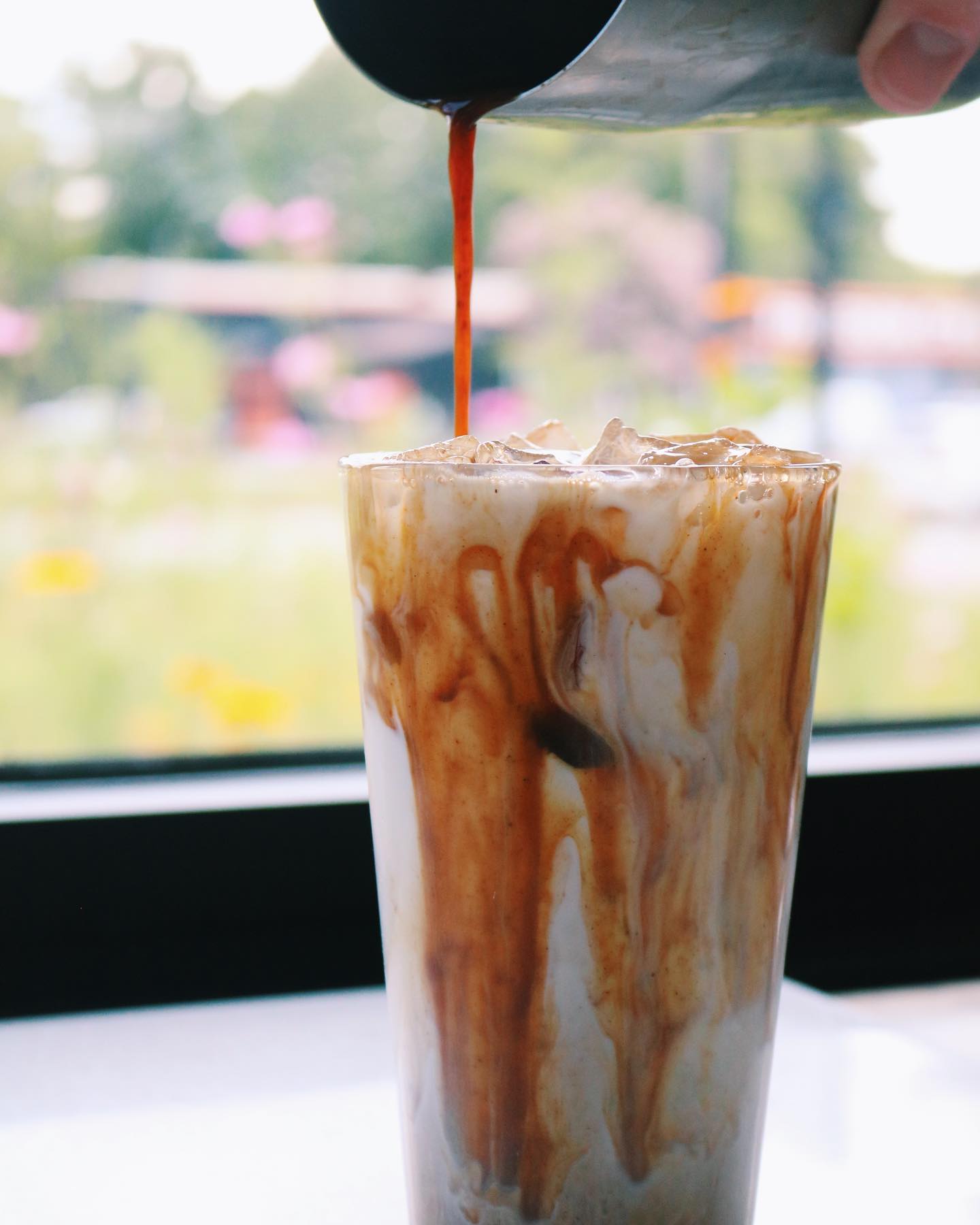Order Iced Dirty Chai Latte food online from CupLux Coffee Drive-Thru store, Charlotte on bringmethat.com