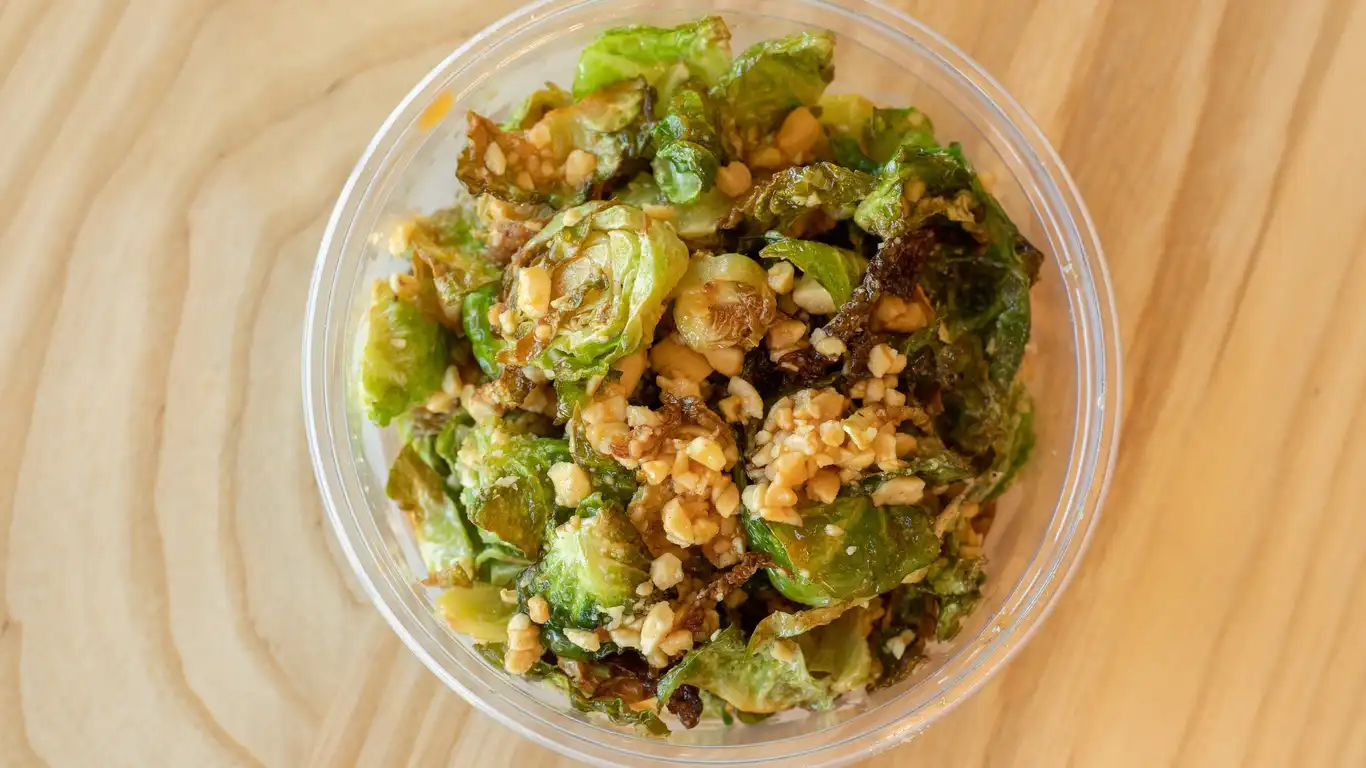 Order Crispy Brussels Sprouts food online from Saint Crispys Fried Chicken Co. store, Brentwood on bringmethat.com