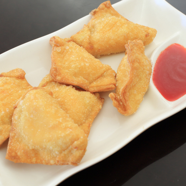 Order Fried Crab Cheese Puffs food online from Tsing tao 1 store, San Francisco on bringmethat.com