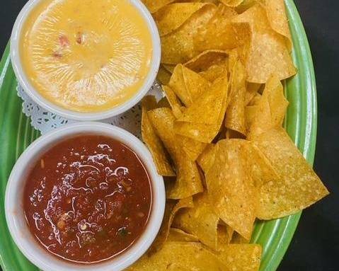 Order Chips and Queso & Salsa food online from The Quarter Bar & Grill store, Addison on bringmethat.com