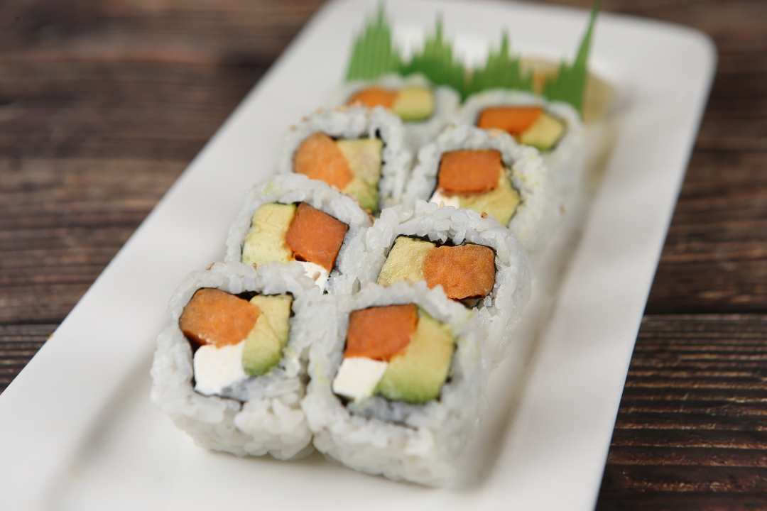 Order Smooth Roll food online from Genki Ya Organic Sushi store, Boston on bringmethat.com