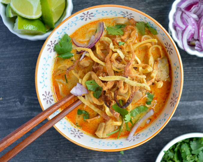 Order Kow Soi Ped food online from At Nine Restaurant & Bar store, New York on bringmethat.com