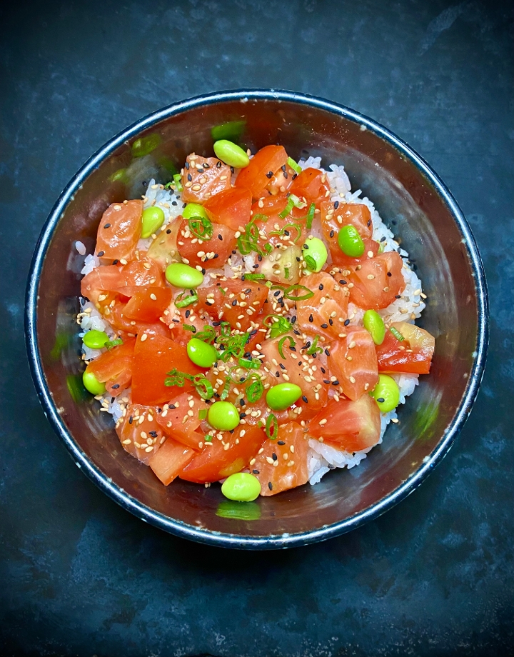 Order Lomi Lomi Salmon Poke food online from Naked Grill Sushi store, Baltimore on bringmethat.com