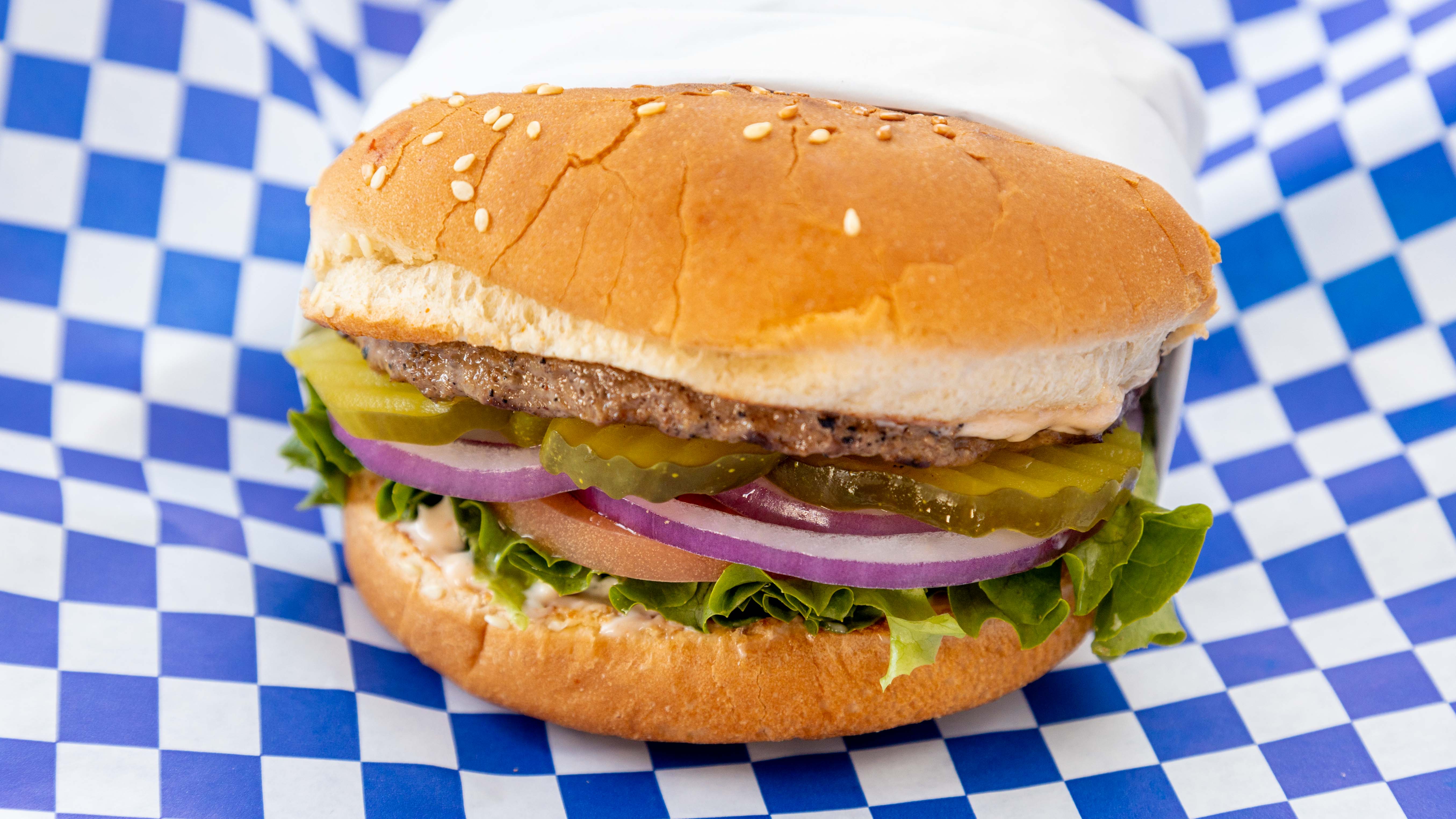 Order Hamburger food online from Gus Jr store, Los Angeles on bringmethat.com