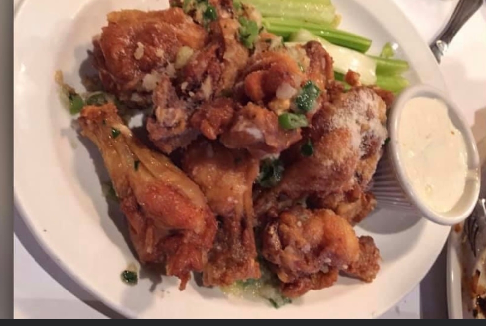 Order Garlic Parmesean Wings food online from Downtown Cafe store, Glen Cove on bringmethat.com