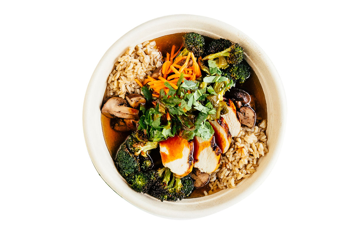 Order Spicy Chicken & Broccoli Broth Bowl food online from Zoup! store, Novi on bringmethat.com
