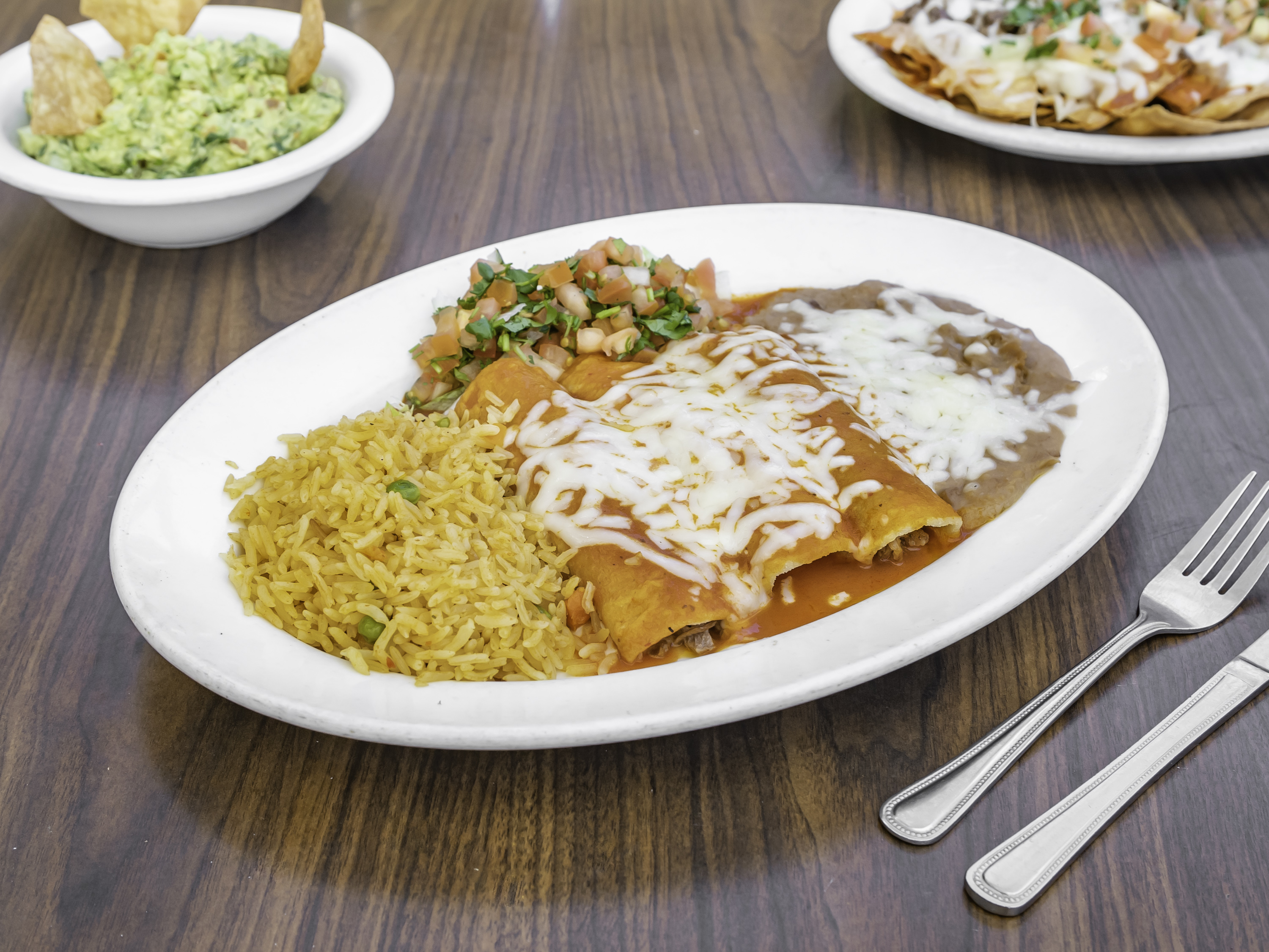 Order 62. Enchilada de Jaiba food online from Poco Mexican Restaurant store, Los Angeles on bringmethat.com